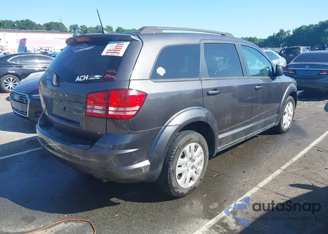 2018 Dodge Journey Se из США, поврежденный, VIN 3C4PDCABXJT517668